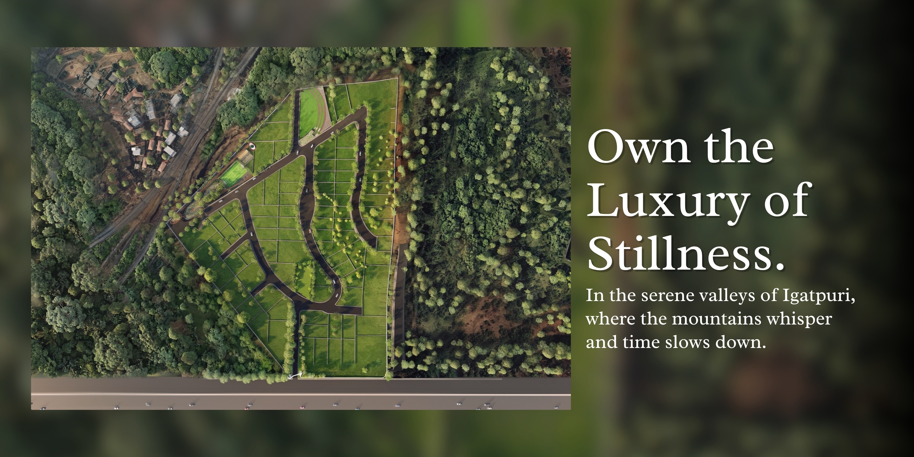 Sarvadnya City entrance boulevard