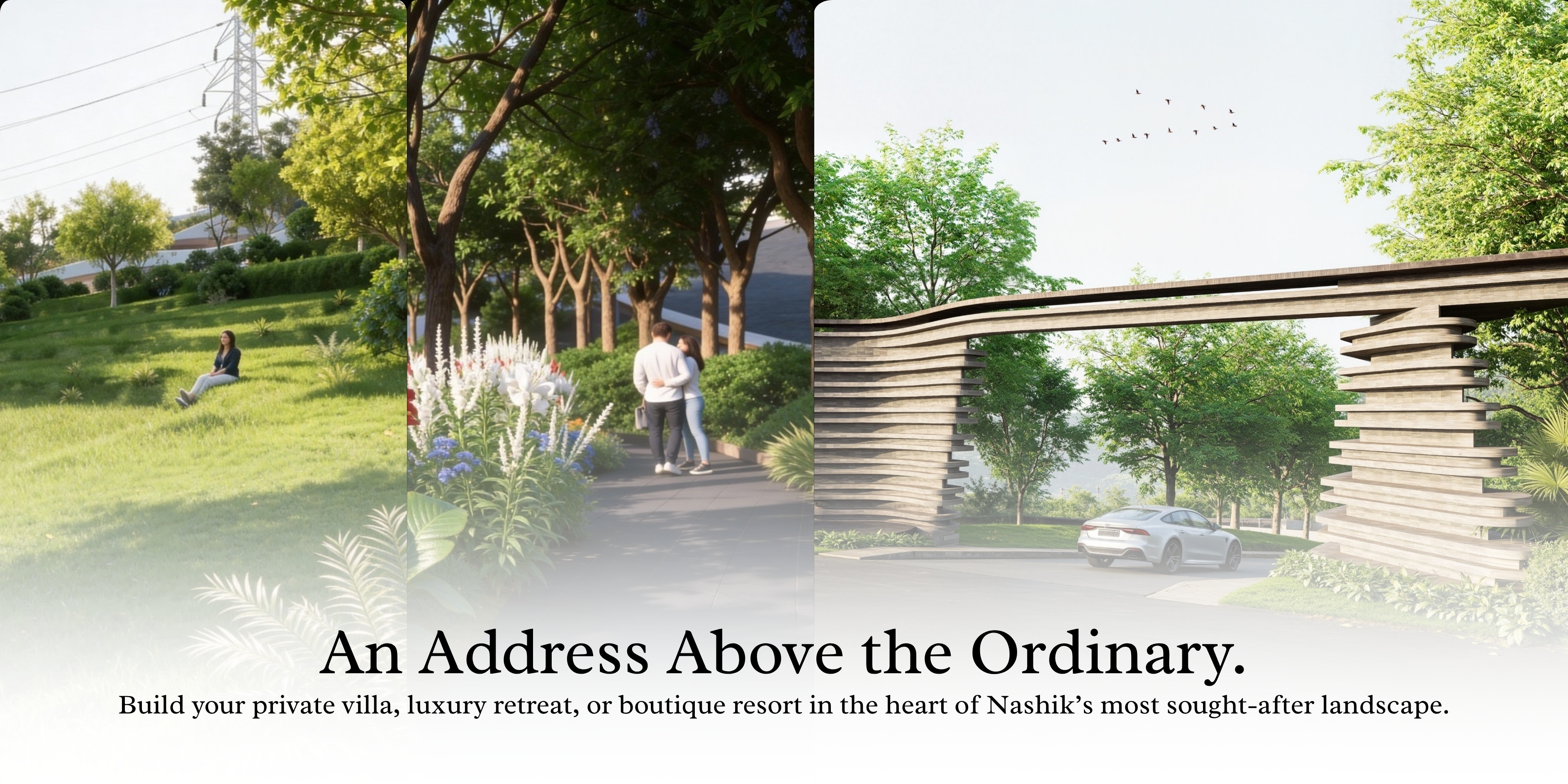 Sarvadnya City estate landscape